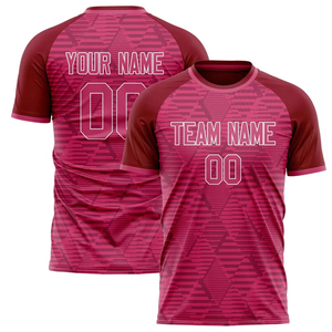 Camiseta de Fútbol Unisex Personalizada con Estampado Completo, Cuello Redondo, Manga Corta, Nombres y Números de Equipo Personalizados, Absorbe la Humedad, Transpirable, 100% - Product Image 2