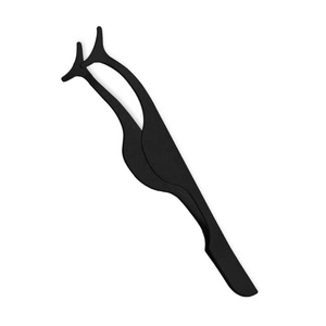 Pinces à cils noires, pinces pour extensions de cils, pinces à cils, accessoires de beauté par Bravo Impex - Product Image 2