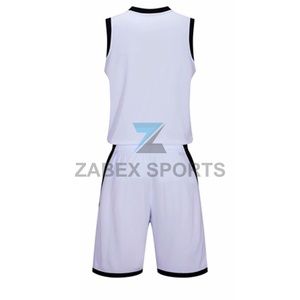 ชุดบาสเก็ตบอลสโมสรแบบกำหนดเอง ชุดยูนิฟอร์มบาสเก็ตบอลสำหรับสโมสร ชุดทีมบาสเก็ตบอลคุณภาพสูง ไซส์ใหญ่ - Product Image 4