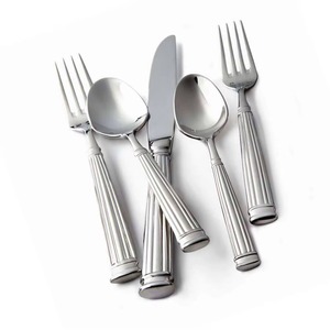 Juego de cubiertos de acero inoxidable al por mayor, popular para restaurantes, juego de cubiertos de acero espejado, India - Product Image 4