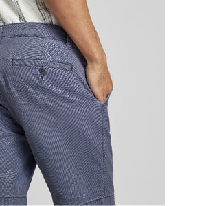 Novedad: Pantalones Cortos Casuales Personalizados para Hombre, de Lona de Poliéster, Estilo Urbano, Cintura Elástica, Tejido con Efecto Desgastado, Ecológicos - Product Image 6