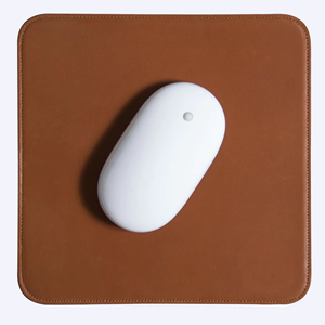 Tapis de souris en cuir minimaliste sans couture, bords coupés nettois, tapis de bureau moderne, protection de bureau pour la maison et le bureau LMPD-0038 - Product Image 1