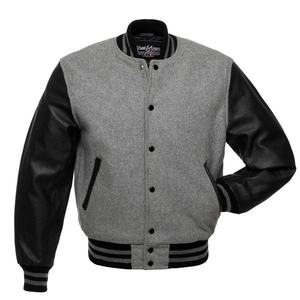 Mangas de cuero lisas para hombre y mujer, diseño clásico y cómodo, chaqueta de cuerpo de lana a la venta - Product Image 1