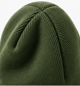 Gorro Verde Oliva Champ King con Logotipo Bordado, Gorro de Invierno Informal - Product Image 4