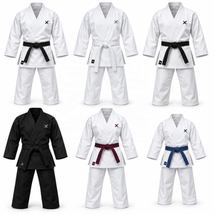 Uniforme et vêtements de karaté pour hommes |   100% Coton Haute Qualité |   Couleurs et ceintures personnalisables |   Vêtements de sport et d'arts martiaux - Product Image 5