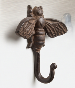 Artisanal Handcrafted Metal Butterfly Wall <b>Hook</b> Vintage Style Antique Design Single <b>Hook</b> For Clothing Storage - Product Image 2