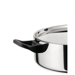 Tapa de Metal Hecha a Mano de Primera Calidad para Cazuela de 24 cm, Apta para Horno, Rectangular, para Servir Comida Fina en Buffet, Nuevo Diseño de Lujo en Acero Inoxidable - Product Image 3