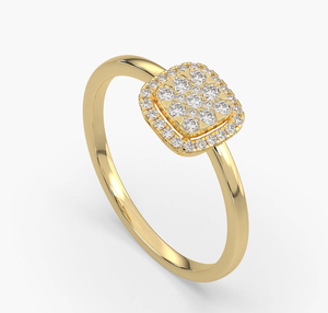 Bague d'éternité de mariage en or plaqué 14 carats de qualité supérieure, sertie de diamants de laboratoire certifiés IGI, bijoux fins pour femmes - Product Image 4