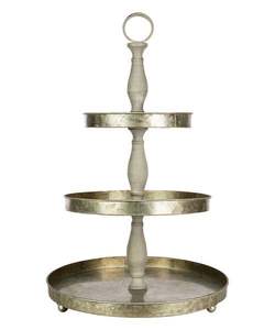 Elegante soporte metálico para postres, ideal para exhibir pasteles especiales y creaciones dulces. - Product Image 4