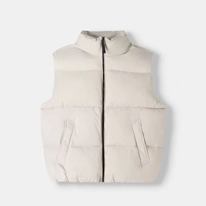 Gilet matelassé personnalisé style streetwear pour homme – Veste sans manches légère et chaude pour l'extérieur, idéale pour l'hiver - Product Image 2