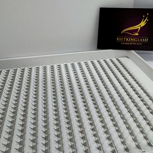 Extensiones de Pestañas Individuales Hechas a Mano, Premade Fans, Volumen Ruso, Base Corta, Bandeja Mega XL XXL de 12/16 Filas - Product Image 1