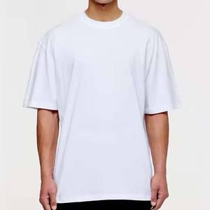 100% Cotton Jersey <b>Men's</b> Oversized <b>White</b> Blank <b>Short</b> <b>Sleeve</b> T-<b>Shirt</b> O-Neck <b>Shirt</b> Whole Price Made In Pakistan - Product Image 5