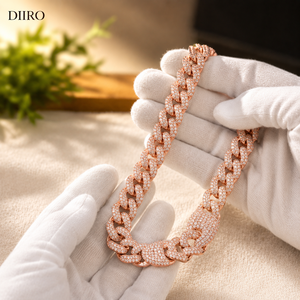 Custom Moissanite Cuban Link <b>Choker</b> Necklace 925 Sterling <b>Silver</b> Luxury Round Diamond Chain Unisex Everyday Wear - Product Image 6
