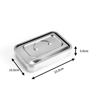 Caja de Esterilización Manual con Tapa Cuadrada y Orificios para Instrumentos Quirúrgicos y Dentales, Uso Hospitalario, Tamaño Personalizado por Blush Surgical - Product Image 2