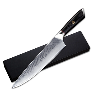 มีดเชฟเหล็กดามัสกัส LEGACY BLADES ระดับมืออาชีพ ด้ามไม้แบบเต็มด้ามคมกริบ มีดทำครัว ผู้ผลิต OEM - Product Image 1