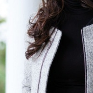 Abrigo Casual de Invierno para Mujer, Forrado de Mezclilla, Cuello Alto, Forro de Satén, Impermeable, Transpirable, de Secado Rápido, Cierre de un Solo Botón - Product Image 6