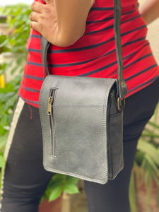 Sac à bandoulière et écharpe en cuir véritable, fait à la main, élégant, pour femmes, 2020 - Product Image 3