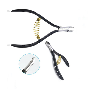 Kit de manucure professionnel en acier inoxydable pour bébés et adultes, avec pinces à cuticules à double ressort et coupe-ongles robuste – Vente Flash - Product Image 3