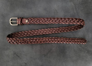Ceinture en cuir véritable de 1,5 pouce avec logo personnalisé, sangle à cliquet, boucle à verrouillage automatique, produit personnalisable - Product Image 4