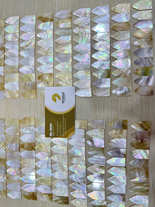 แผ่นมุกธรรมชาติสีขาวทรงสี่เหลี่ยมขนาด 50 มม. ผลิตตามสั่ง (OEM) ขายส่ง - Product Image 5