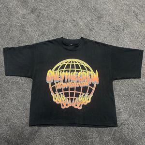 เสื้อยืดทรงบ็อกซี่ ครอป ผ้าเจอร์ซีย์คอตตอน พรีเมียม สำหรับทุกเพศ พร้อมลายพิมพ์ DTF คุณภาพสูง เป็นมิตรต่อสิ่งแวดล้อม ด้วยการพิมพ์แบบดิจิทัล - Product Image 1