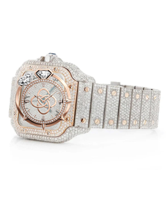 Factory Direct Full Moissanite <b>Diamond</b> <b>Watch</b> Men Luxury VVS Stone Automatic Wristwatch - Product Image 3