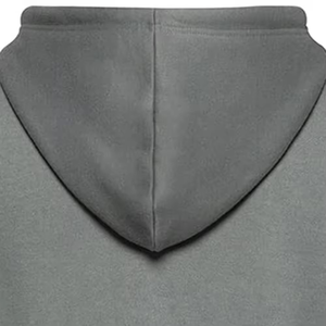 Sudadera con Capucha y Cremallera para Hombre, Cortavientos, Estilo Hip Hop, 220g, Color Gris Sólido, Beige, Azul Marino, Algodón French Terry, Ropa Casual de Otoño - Product Image 3