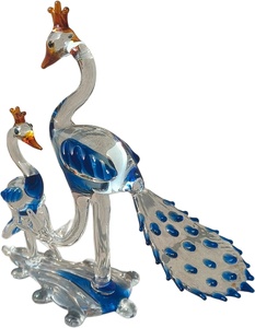 Handmade Glass <b>Art</b> Deco Paperweight Irregular Shape Rajasthan Crafted Graduation Gift for Home/Office or Car Dashboard Decor - Product Image 3