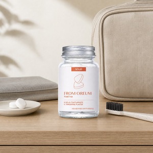 Gamme de distributeurs d'articles de soins bucco-dentaires [DU FOURT OREUM] – Dentifrice solide saveur mandarine de Jeju pour les acheteurs au détail - Product Image 4