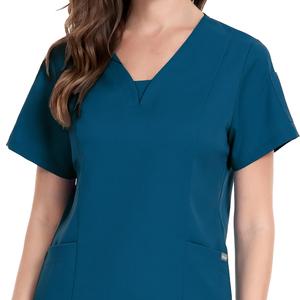 Medical Scrub Suit Uniform Hospital Nursing <b>Set</b> Custom Logo Wholesale <b>Doctor</b> Scrub Shaghaf Sports Wear Impex Sc2 100% Polyester - Product Image 2