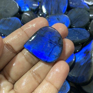 พลอยหลวมแร่หลังเบี้ยสีน้ำเงินหินลาบราดอไรต์ขนาดมม. มาตรฐานมาตรฐาน IGI - Product Image 5