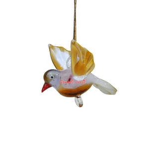 New & Trendy <b>Glass</b> Christmas <b>Ornament</b> Birds Figurine Wholesale Christmas <b>Ornaments</b> Christmas Decorations - Product Image 1