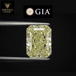 Diamant naturel certifié GIA, couleur Y-Z, taille radiant, taille fantaisie, diamant naturel non monté, bague de fiançailles - Product Image 1