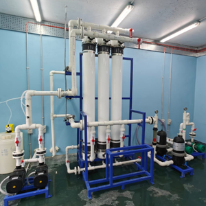 Système de <span class=keywords><strong>filtration</strong></span> d'eau industriel AquaShakti 10000 LPH avec membrane à fibres creuses et <span class=keywords><strong>pompe</strong></span> 415V Fabriqué au Gujarat - Product Image 4