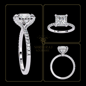 Anillo de Compromiso y Boda Princess Solitaire con Certificado IGI de 2.00 CT, Diseño Personalizado, Se Aceptan Pedidos al por Mayor - Product Image 4