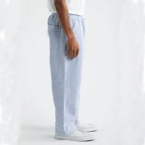 Pantalones Deportivos Personalizados para Hombre, con Franja Lateral Blanca, Cintura Elástica, Casuales, Transpirables, Ecológicos, de Lona, para Otoño - Product Image 5