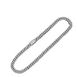 Cadena Cubana de Plata de Ley de 10 mm y 18 Pulgadas, Chapada en Oro Rosa/Amarillo/Blanco, Moissanita VVS de Alta Calidad con Certificado GRA, Brillante - Product Image 1