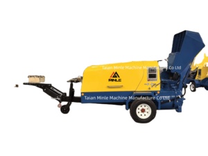 Machine à lisser le béton SP740 Diesel : Convoyeur pneumatique de sable et de mortier avec chargeur hydraulique <span class=keywords><strong>pour</strong></span> projets professionnels de sous-couche de sol - Product Image 2