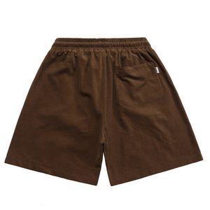 Custom Solid Black and <b>White</b> Colorblocking Front Logo Drawstring <b>Jogger</b> Basketball <b>Shorts</b> Loose Casual Beach for Men - Product Image 6
