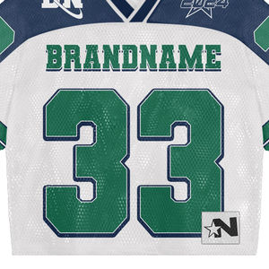 Camiseta de malla con cuello en V de poliéster de 180 g personalizada al por mayor para hombre, ligera, transpirable, de verano, estilo urbano, holgada y extragrande - Product Image 6