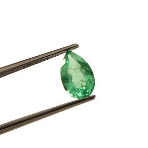 Pierre précieuse verte en forme de poire émeraude, pierre brute pour la fabrication de bijoux, fournisseur en gros ZUBEDA GEMS JEWELRY, évaluation par une tierce partie 20 - Product Image 6