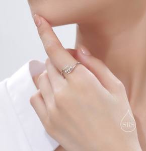 Bague en argent sterling Lys du Val extra délicate, taille ajustable, bijoux botaniques inspirés de la nature - Product Image 5