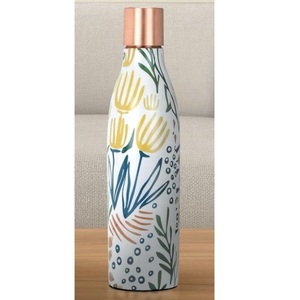 Botella de cobre de diseño delgado para yoga y meditación, ideal para viajes y gimnasio. La mejor botella de agua de cobre a precio de mayoreo por proveedor. - Product Image 5