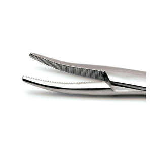 Pinces hémostatiques chirurgicales courbées de 5,5 pouces - Acier inoxydable, manuelles, certifiées CE, ensemble de pinces médicales par SurgiRight - Product Image 6