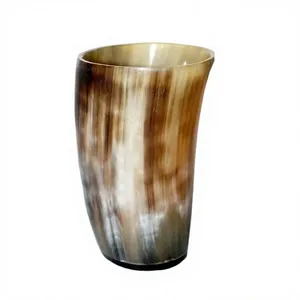 REHMAN CRAFT Verre artisanal en corne de buffle écologique, rustique et de forme naturelle - Product Image 2