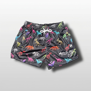 High Quality Digital Printed Solid Men's Shorts Custom Logo Gym Polyester Mesh Breathable Quick Dry Elastic Waist Double <b>Layer</b> - Product Image 1