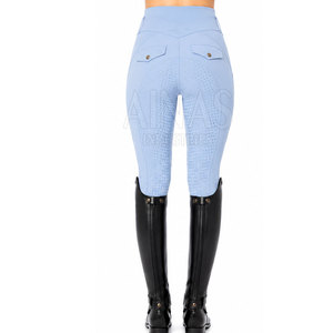 Pantalon d'équitation pour femme tendance, taille haute, extensible, léger, en spandex, pour l'entraînement équestre, la pratique quotidienne en extérieur - Product Image 2