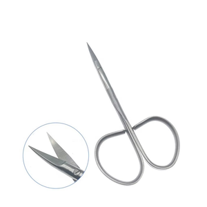 Ciseaux de tenotomie Stevens à ruban 12 cm, droits et courbés, en acier inoxydable, instruments ophtalmiques et de neurochirurgie, certifiés CE ISO - Product Image 2