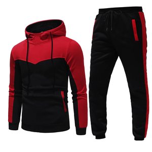 Survêtements Homme Deux Pièces Coupe Slim Oversize Décontractés à Capuche Vente en Gros Nouvelle Collection Couleur Unie - Product Image 2