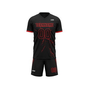 ชุดฟุตบอลสั่งทำพิเศษ พิมพ์ลายเสื้อแขนสั้น ป้องกันแบคทีเรีย สำหรับทีม - Product Image 2